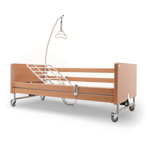 Letto Elettrico Regolabile in Legno Da Degenza con Sponde per Anziani Togo Azione Salute