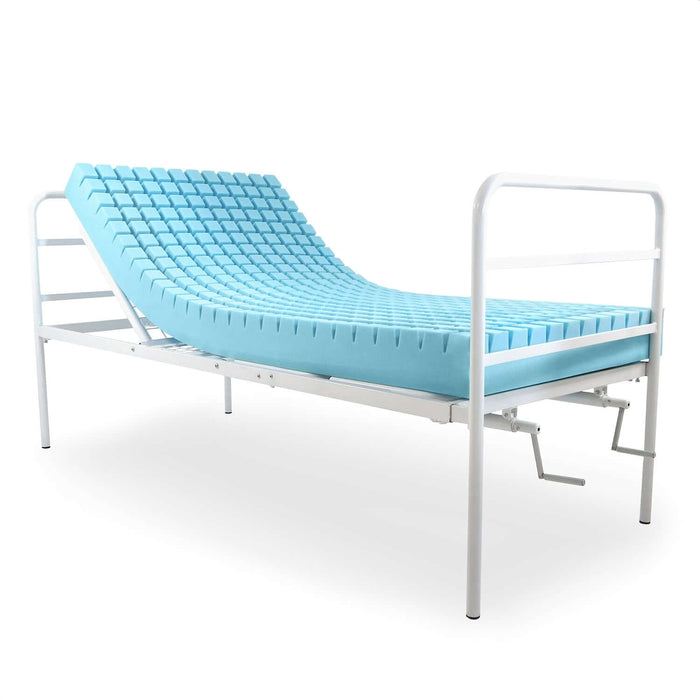 Letto Ortopedico Elettrico con Struttura in Metallo e Rete a 4 Sezioni Azione Salute