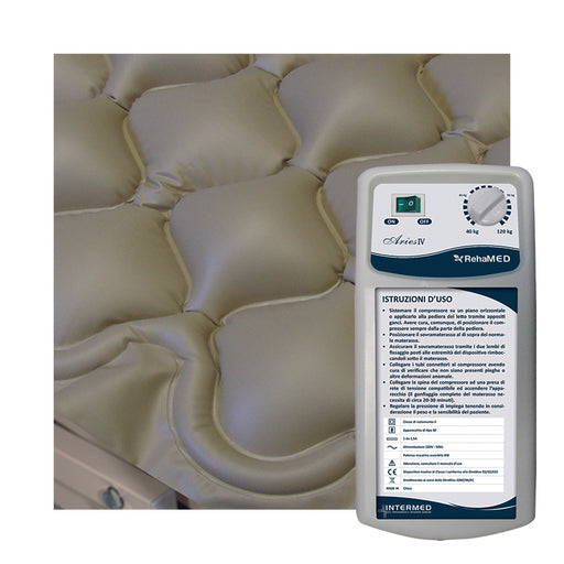 Kit Antidecubito Aries Iv Sovramaterasso Con Compressore Intermed
