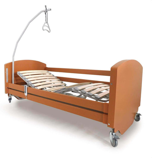 Letto Elettrico da Degenza per Anziani e Disabili Regolabile con Sponde AURA Azione Salute