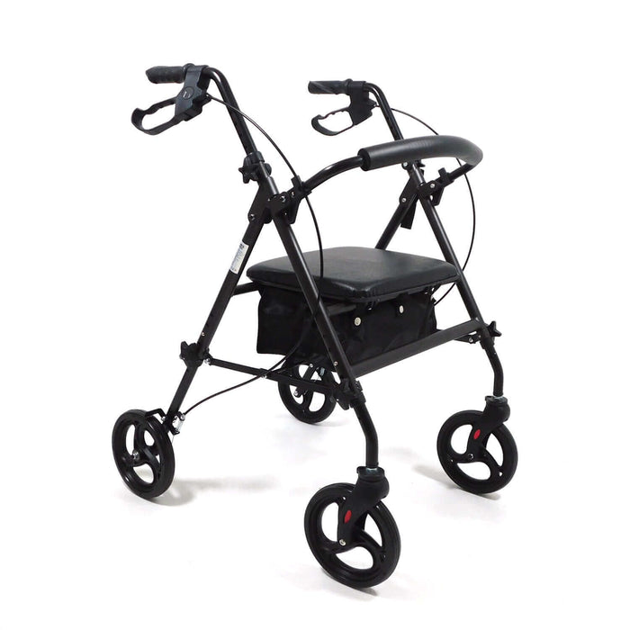 Rollator Deambulatore Per Anziani Leggero Con Altezza Seduta Regolabile COMPATTO Azione Salute