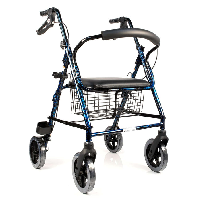 Deambulatore Per Anziani Rollator Leggero 4 Ruote Pieghevole ROLLY Azione Salute
