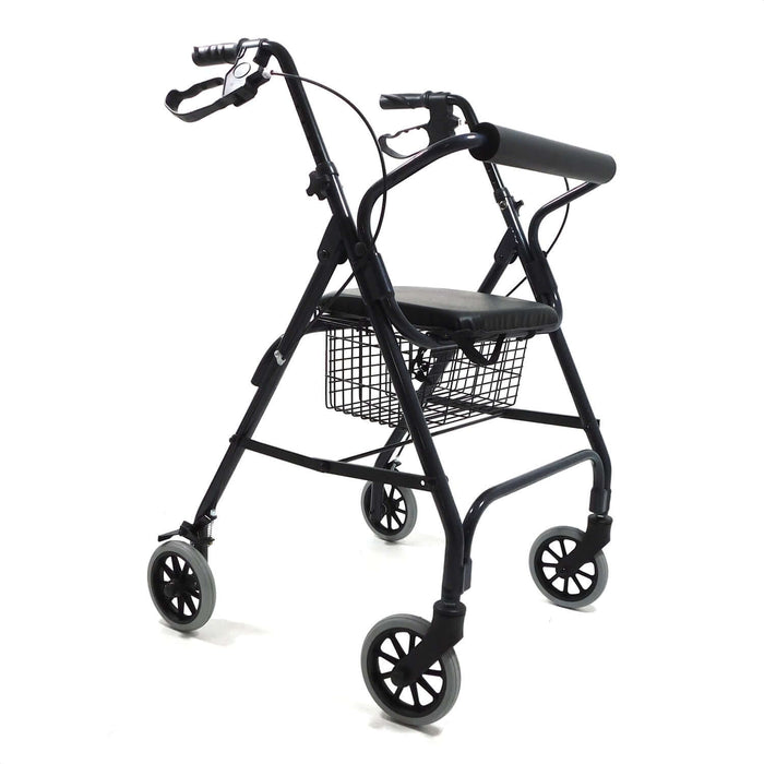Deambulatore Leggero Pieghevole In Alluminio Con Seduta 4 Ruote ROLL LIGHT PRO Azione Salute