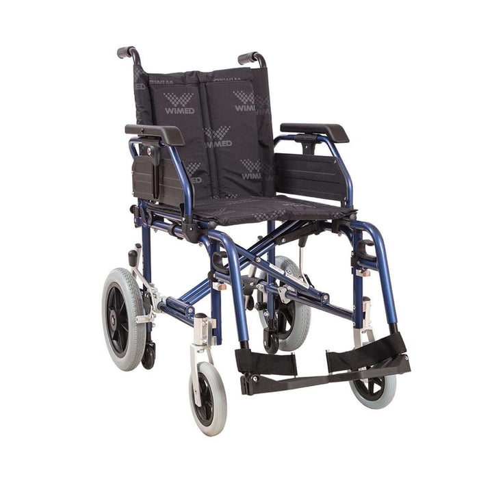 Carrozzina per disabili in alluminio leggera da transito