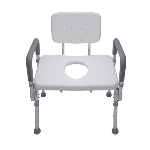 Sedia da Doccia con Struttura in Alluminio Regolabile in Altezza per Persone Obese Intermed