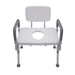 Sedia da Doccia con Struttura in Alluminio Regolabile in Altezza per Persone Obese Intermed