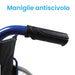 Carrozzina Pieghevole Leggera ad Autospinta con Braccioli Ribaltabili - LIGHT Azione Salute