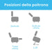 Poltrona Relax Alzapersona Elettrica Motorizzata 2 Motori LUNA Rosso Azione Salute