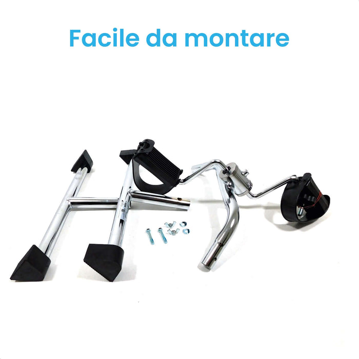 Pedaliera Per Riabilitazione Motoria In Acciaio Cromato Azione Salute