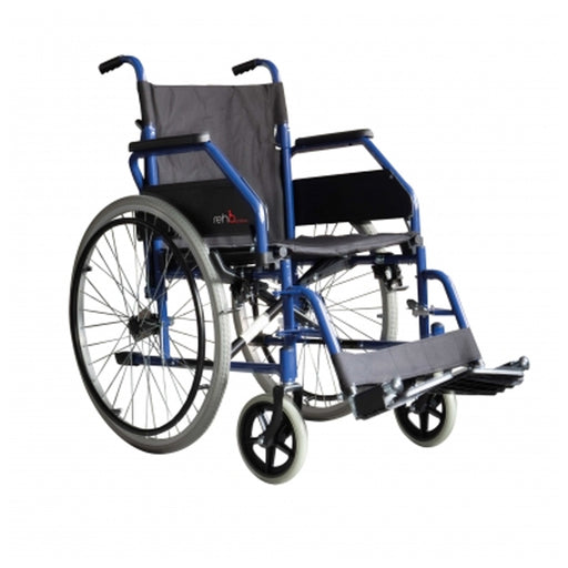 Carrozzina Pieghevole ad Autospinta con Braccioli Semi-Desk Reha Prima 52 cm Intermed