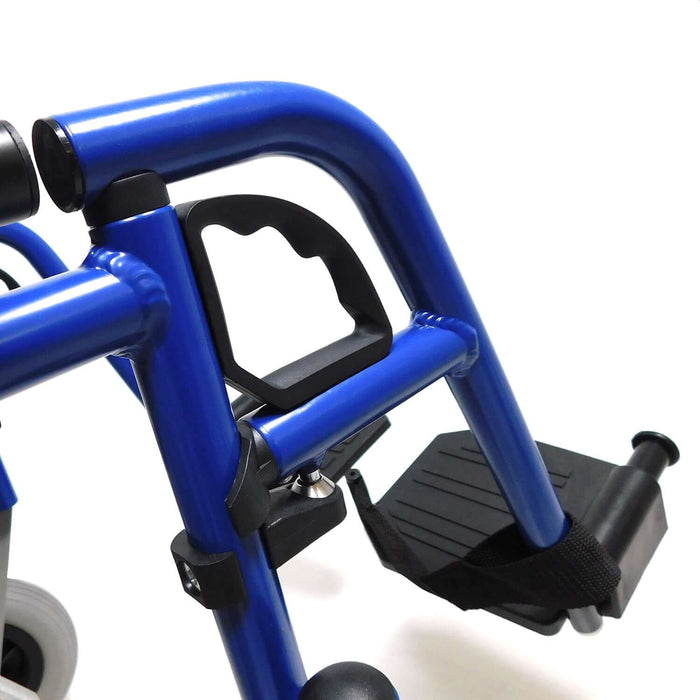 Carrozzina Pieghevole Leggera ad Autospinta con Braccioli Ribaltabili - LIGHT Azione Salute