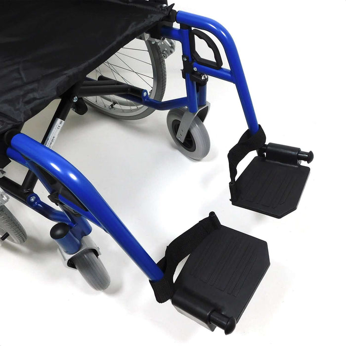 Carrozzina Pieghevole Leggera ad Autospinta con Braccioli Ribaltabili - LIGHT Azione Salute