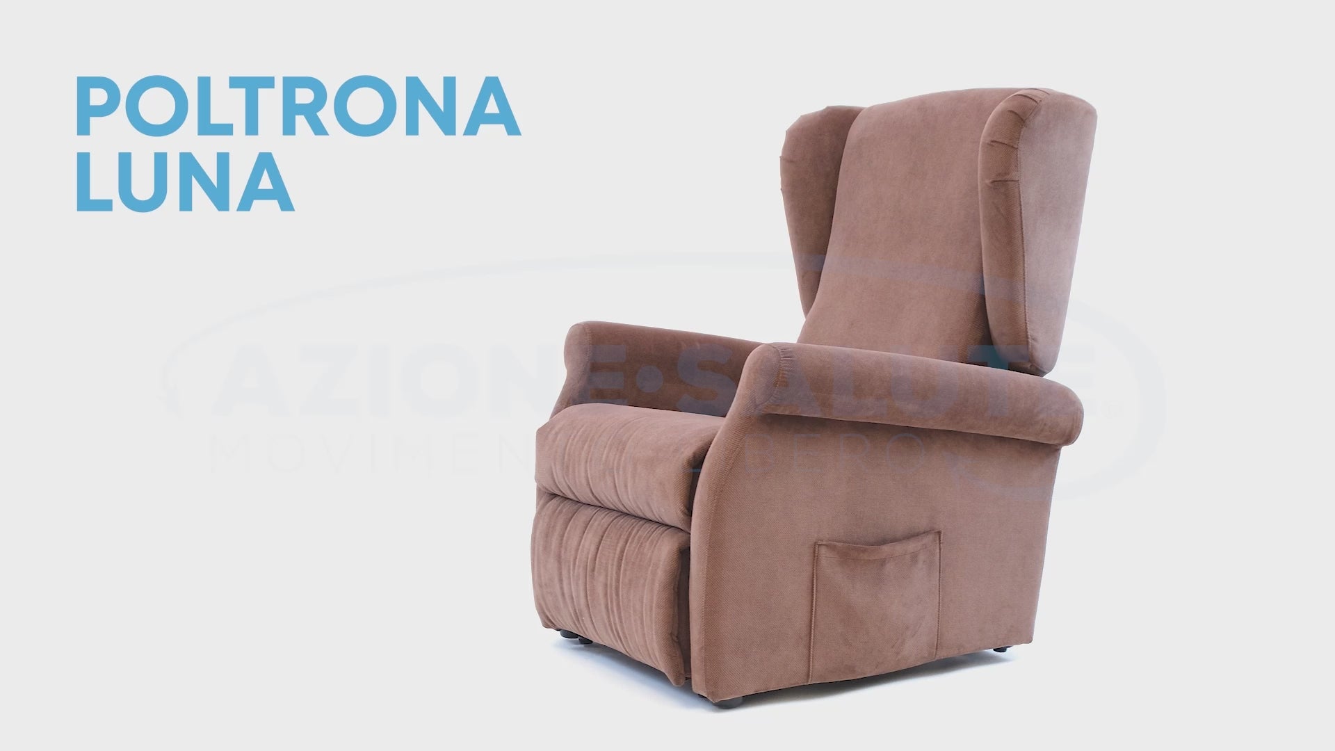 Poltrona Relax Alzapersona Elettrica Motorizzata 2 Motori LUNA