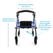Deambulatore Per Anziani Rollator Leggero 4 Ruote Pieghevole Con Borsa ROLLY BAG Azione Salute