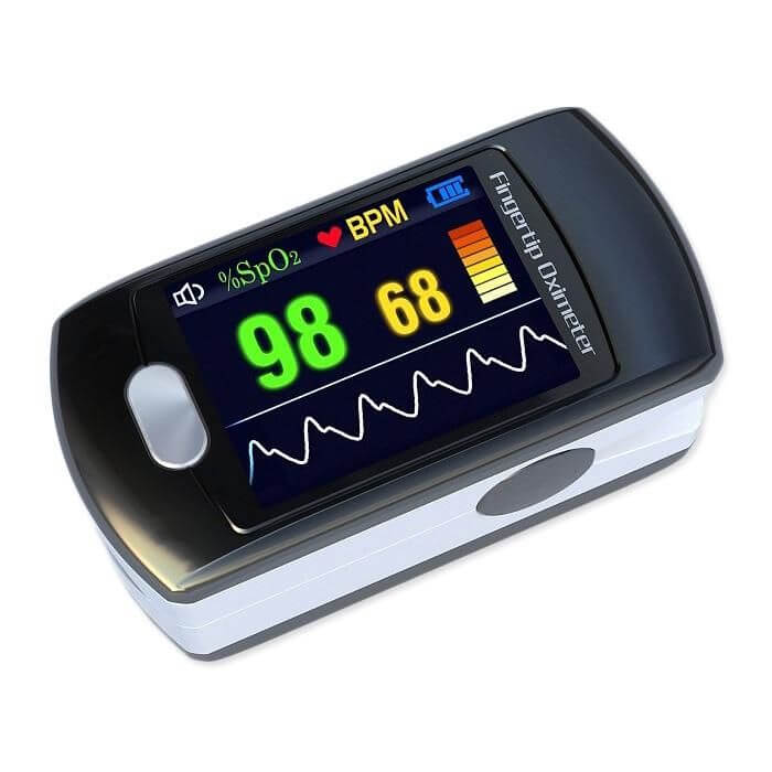 Pulsossimetro Portatile Da Dito Con Trasmissione Dati Via Bluetooth Intermed